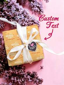 1 pieza Papel de regalo personalizado con foto, regalo para mamá, Te amo mamá, Papel de regalo personalizado con foto, regalo para mamá, La mejor mamá, Te amo, Regalo único, Ideal para el Día de la Madre, Cumpleaños - Día de la Madre Estilo 2 - Ver 10