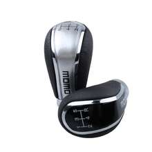 1pc Personalized Car Gear Shift Knob, 5-Speed Manual Transmission Gear Shift Lever Cover, Leather Automatic Gear Shift Stick Head - A - View 8