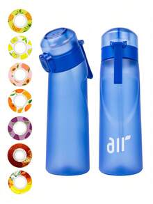 1pc Sports Water Bottle With 1 Random Fruit Scented Capsule, Sugar-Free & Calorie-Free, Only Fragrance Without Changing Taste, Fashionable & Creative Fitness Outdoor Sports Birthday Gift - Multicolor - View 14