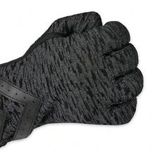 Isotoner Womens Spandex Touchscreen Cold Weather Gloves With Warm Fleece Lining And  Details - BlackTextured-smartdri - View 6