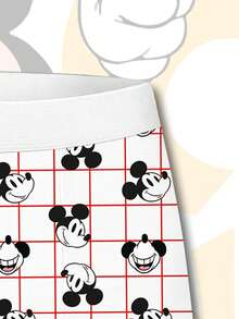 Disney Men's Plaid 3D Print Boxer Briefs, Daily Casual Wear Essential Underwear, Fashionable Design - Multicolor - View 6