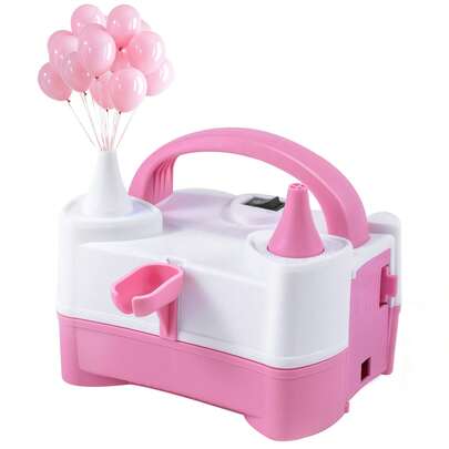 220V-240V 400W  Electric Balloon Pump, Mini Portable Balloon Pump, Balloon Party Birthday Decoration Inflator (UK PLUG ) Attention: 5-Inch Balloons Cannot Be Used