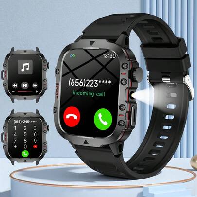 Reloj inteligente actualizado 2026, llamada Bluetooth, control de música, carátulas de reloj personalizadas, cámara remota, juego de carreras, alerta de notificaciones, podómetro, múltiples modos deportivos, dispositivo de vestir de moda