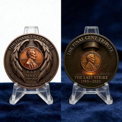 1pc Vintage Metal Badge, Collectible Display Item, Historical Memorabilia, Home Decor, Suitable For Men's Cave, Bookshelf Display, Retro Collectible