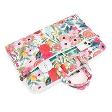 Water Resistant Laptop Shoulder Sleeve Case Bag For MacBook Pro 16 Inch And 15.6 Inch And 16 Inch Laptop (Flowers) - Flowers - View 3