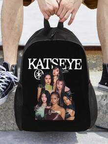 Katseye Members Custom Fashion Backpacks Women Men Casual Bookbag For School College Bags Back To School - Sets - View 3