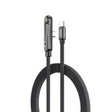 Tangle-Free Hot Item 2pcs 240W Stand Data Cable Designed For Fast Charging Compatible With All Models Features Foldable Angled Design Supports Data Transmission Easter Birthday Gift - Google - View 12