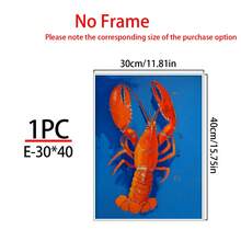 1/9件套混搭画廊墙饰，趣味动物图案，色彩缤纷的客厅墙画，个性十足的极繁主义可打印艺术品，帆布艺术墙画，房间海报，家居装饰，房间装饰项目，卧室，厨房，客厅，走廊装饰，可选画框 - 多色 - 查看 14