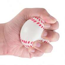 5 piezas/10 piezas/20 piezas/30 piezas Pelota de béisbol de espuma de PU sólida redonda de 4 cm para alivio del estrés - Multicolor - Ver 5