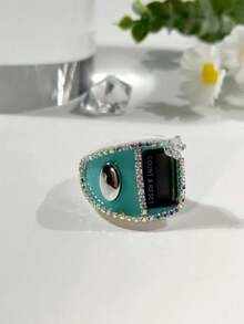 Penghitung Cincin Elektronik Bunga Berlian Imitasi Elegan (Fungsi Reset, Ukuran Cincin Dapat Diatur) + Penghitung Cincin, Tersedia Berbagai Warna untuk Menghitung dari 0 hingga 99999 (Cocok untuk Sholat Ramadhan, Pelacakan Aktivitas, dll.) - Beraneka warna - View 6