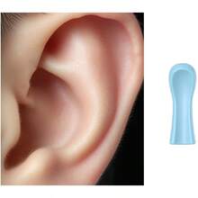 50 Pack Disposable Silicone Earwax Remover Tips For Ear Cleaning Tools - màu đen - Xem 5