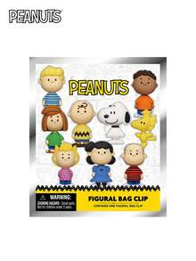 Peanuts 1个官方花生漫画系列盲盒3D立体人偶挂件，包含史努比、查理·布朗、莱纳斯·范·佩尔特、莎莉·布朗、露西·范·佩尔特，可作背包装饰、动漫人物钥匙扣或生日礼物 - 彩色 - 查看 11