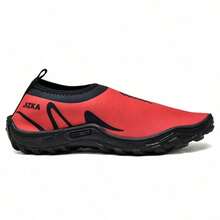 Sapatilha Aquatica Neoprene Tenis Meia Calce Facil Tratorada - Vermelho - Visão 2