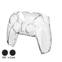 DATA FROG P5 Controller Hard PC Clear Case - Transparent Protective Cover Gamepad Accessories - Set - View 8