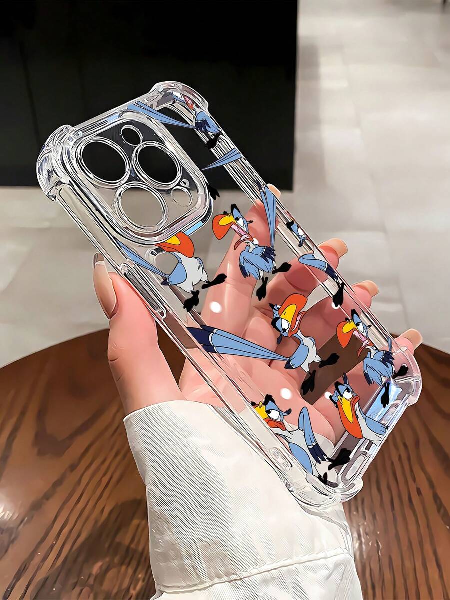 Funda para teléfono con diseño de tucán, compatible con Samsung, Apple, VIVO, OPPO, , Transsion, , y Honor. Fabricada en TPU, ofrece protección a prueba de golpes y caídas. Un regalo ideal para familiares y amigos. - transparente - Ver 1