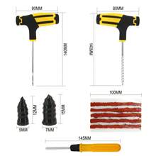 21/38件組扁胎修補工具組，全方位緊急輪胎修補套件，重型扁胎補胎工具組含螺絲起子、補胎釘、橡膠塞，通用無內胎輪胎修補組適用於汽車、摩托車、卡車、ATV、露營車 - 多色 - 查看 10