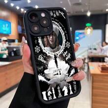Ilustración de Gambito de Dama: ajedrez, belleza y confianza se combinan. Esta elegante funda es compatible con Samsung, Apple, OPPO, , etc. Fabricada en TPU flexible, resistente a golpes y arañazos, ofrece una excelente protección contra caídas y un agarre cómodo. Es un regalo ideal para familiares, amigos y seres queridos, y una opción perfecta para festivales, fundas para iPhone, San Valentín y artículos de . - Negro - Ver 1