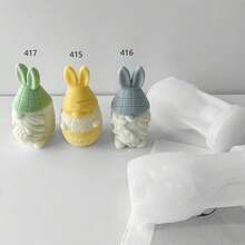 Dwarf Candle Silicone Mold, DIY Easter Scented Candle, Old Man Beard Handmade Soap Mold - White - View 1