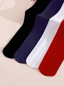 4 st. flickbalettstrumpbyxor, mångsidiga sammetsleggings i mjuk och smal passform, lämpliga för vår, sommar, höst och vinter - Multifärgad - Visa 2