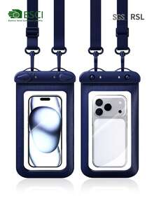 新款7.5英寸防水手机套，触屏设计，游泳、潜水皆可使用，双层密封，IPX8级防水手机壳 - A - 查看 1