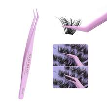 NAGARAKU NS-01 DIY Non-Stick Purple Eyelash Curler, Eyelash Curling Tool For Makeup - Baby Pink - View 1