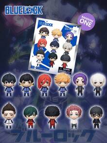 Crunchyroll Official "BLUE LOCK" Authorized Blind Box 3D Character Pendant Hanging Ornament, Anime Peripheral Character Keychain Collection Gift Set (One Set Includes Yoichi, Isagi, Meguru, Bachira, Hyoma, Chigiri, Rensuke, Kunigami And Other Characters) - Multicolor - View 3