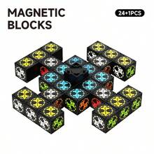 8pcs Magnetic Building Blocks - 360° Adsorption DIY Educational Toy, Creative Assembling Cube - Great Birthday Gift For Boys & Girls - Multicolor - View 8