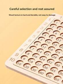 Tablero de madera de multiplicación por 99 veces, tabla de habilidades de memoria, bloques de construcción, juguetes de aprendizaje temprano para niños, material didáctico, tablero de cálculo de 99 (algunos colores de accesorios al azar) - Multicolor - Ver 8