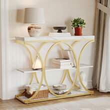 Hall Trees - Golden White Marble - View 6