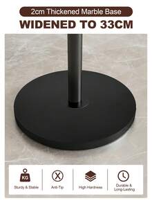 Coat Rack With Storage Basket, Freestanding Clothes Rack, Coat Rack Stand For Hat Scarves Handbags Clothes, Modern Coat Hanger Stand For Entryway, Moving Storage Rack For Bedroom Living Room Office Hallway Entrance, Easy Access, Hallway Decor, Black Or White - Black - Round Base - 查看 4