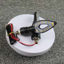 Tendencia4 Luz Led Direccionales Intermitentes Laterales Moto AhuecarCalidad premium - Rojo - Ver 5
