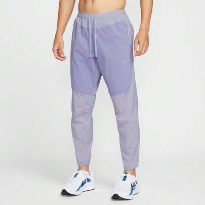 Nike 男士撞色弹力腰带梭织长裤，适合日常运动