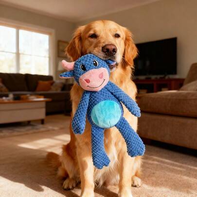 fgofoc Juguete interactivo de peluche parlante para mascotas, adecuado para todos los gatos y perros, juguete de masticación reconfortante y entretenido