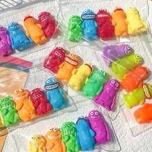 1个2026新款丑萌可捏泥怪玩具，搞笑恶搞礼物，减压丑萌玩意儿，生日、节日、圣诞礼物的完美之选 - 彩色 - 查看 9