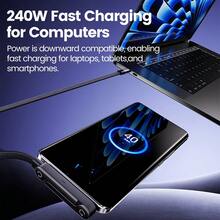 Tangle-Free Hot Item 2PCS Foldable Stand Braided Data Cable 240W Type C To Type C Fast Charging Cable Type C Data Cable With Stand Function Spring Easter Gift - Google - View 10