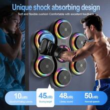 SPZTJK 2026 Adult Music Boxing Machine, Wall-Mounted Smart Bluetooth Boxing Machine With Boxing Gloves, Home Music Boxing Target Exercise Boxing Equipment (Upgraded Version) - Black - View 6