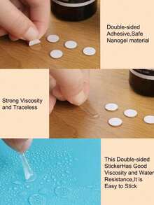 20片透明圆形双面胶带，高粘度，无缝薄膜，切割亚克力双面胶带，背衬胶带，点状胶带批发，婚礼庆典 - 圓 - 查看 9