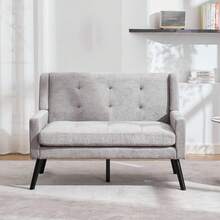 Home Theater Seating - Light Gray + Upholstered + Foam - View 10