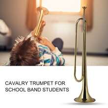 Cavalry Trumpet for School Band Students Beginner Orchestra Music - Dorado - Ver 5