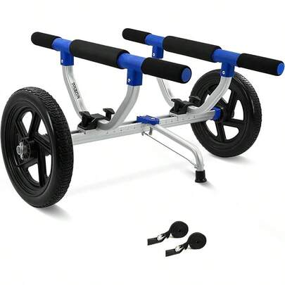 Kayak Cart, Paddle Board Cart Kayak Trolley Canoe Dolly With Airless Tires