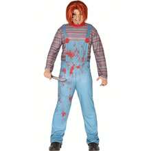 KIWI Killer Doll Clown Costume For Teens In Different Sizes, Terrifying And Realistic Costume Set For Halloween Parties, Horror Themed Costumes For Young People, Ideal For Horror Celebrations And Dramatic Performances - Multicolor - View 1