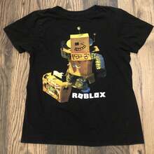 Lot Of 4 Boys M L XL TShirt Crew Neck Prints Robloxs Railroad Ace Program Weekend - Kiểu 9 - Xem 1