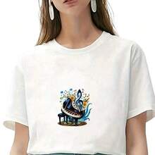 3片装钢琴图案热转印贴片，可熨烫可水洗，适用于T恤、牛仔裤、毛衣、手提包、枕头、靠垫等。 - 3PCS-S - 查看 5