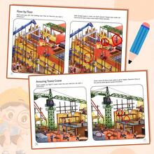 Picture Compare Challenge Book – Spot The Differences Puzzles, Bright Illustrations, Develops Focus, Patience And Logical Thinking - Funny Find the Difference - View 12