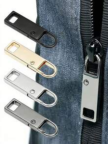 8个装快速修复拉链头,易于安装、可拆卸、可重复使用,通用拉链头可替换,适用于包袋、夹克、羽绒服、行李箱、拉链配件、旅行必备品、健身装备、海滩度假用品、日常用品、返校用品(可选8/4/2/1个装) - A - 查看 2