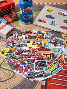 Disney 50PCS Officially Licensed Cars Waterproof Stickers Cartoon Sticker Decor For Water Bottles Laptop Bumper Bedroom Wardrobe Car Skateboard Computer Phone Hard Hat Car And Decals Perfect For Birthdays Easter Baskets Stocking Stuffers And Party Favors Scrapbook Supplies Funny Stickers Scrapbooking Supplies Kindle - WTD-105 - View 11