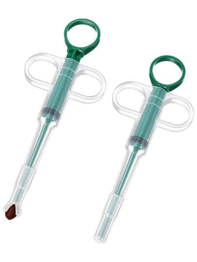 2PCS Pet Feeding Launcher, Suitable For Small Cats And Dogs, Feeding Launcher, Pet Feeder, Soft-Tip Tablet Injection Launcher, Animal Feeder, Feeding Accessories.