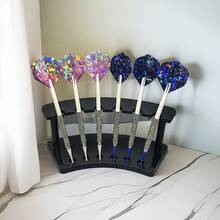Fashionable Black Dart Board Holder - PP Material, Holds 8 Darts, Suitable For Halloween/Christmas/Thanksgiving Celebrations, Great Gift - Multicolor - View 4