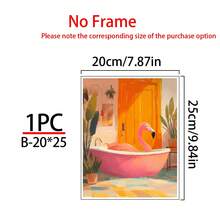 1/9件套混搭画廊墙饰，趣味动物图案，色彩缤纷的客厅墙画，个性十足的极繁主义可打印艺术品，帆布艺术墙画，房间海报，家居装饰，房间装饰项目，卧室，厨房，客厅，走廊装饰，可选画框 - 多色 - 查看 44