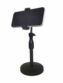 Suporte de mesa giratório e resistente para celular, suporte multifuncional para assistir TV, tablet e smartphone. - Preto - Ver 8